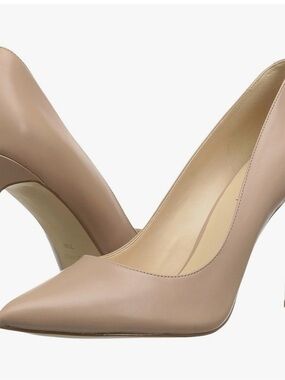 Nine West Nude Pointed-Toe Stiletto Pumps